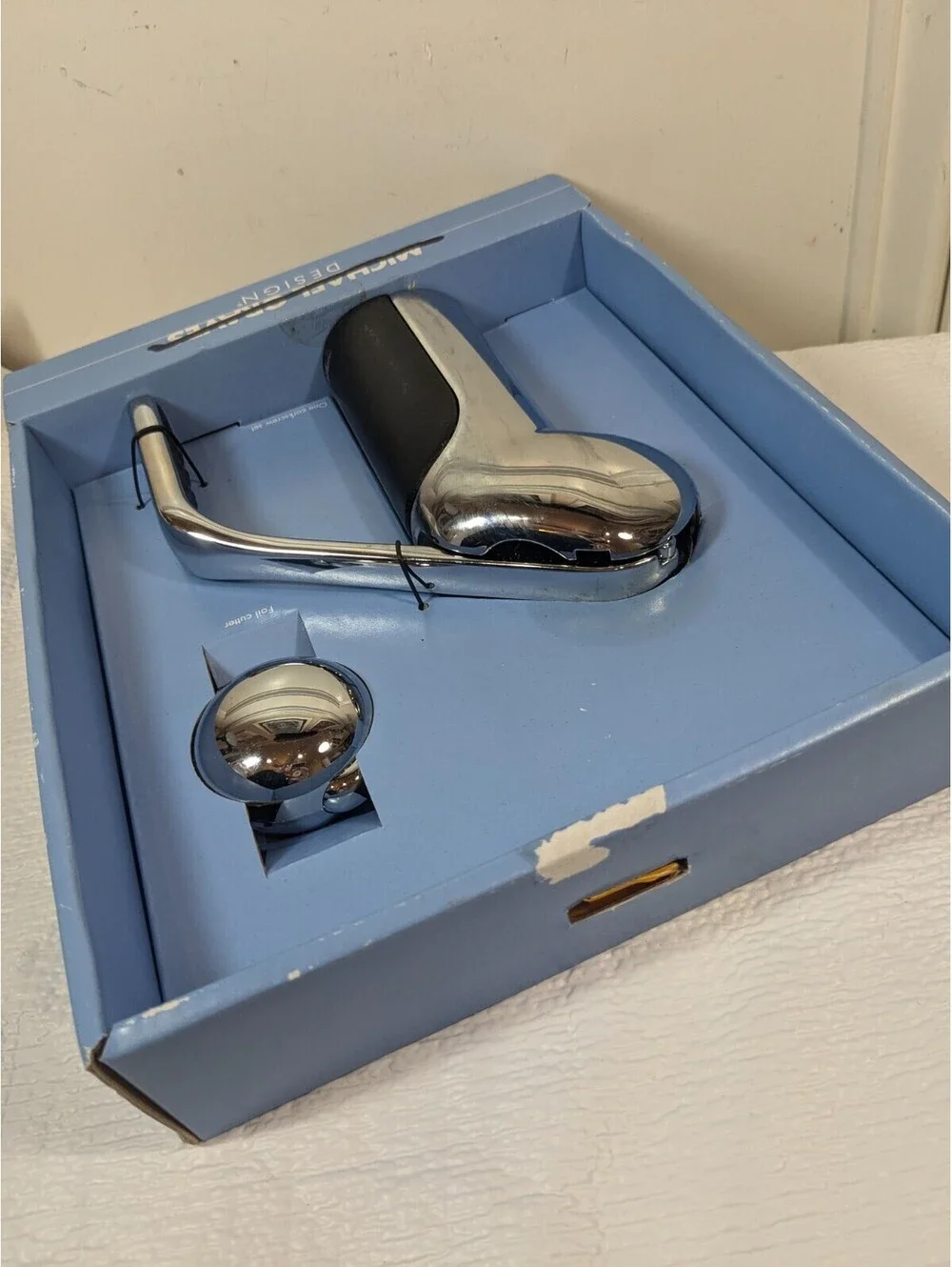 Michael Graves Design Lever Corkscrew Set with Foil Cutter Target RARE READ